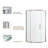 Semi-Frameless Neo-Angle Hinged Shower Enclosure, 34-1/8 X 72 In, 5/16 In. Tempered Glass, Elegant And Functional, Shower Door