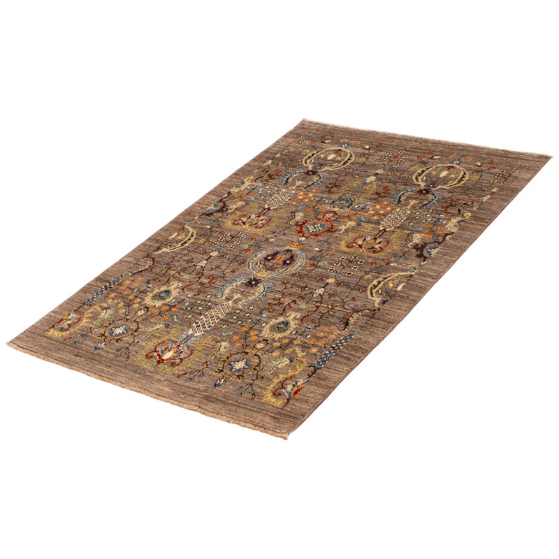 Tapis unique en laine nouvel âge 3 pi 10 po x 5 pi 11 po Yurany