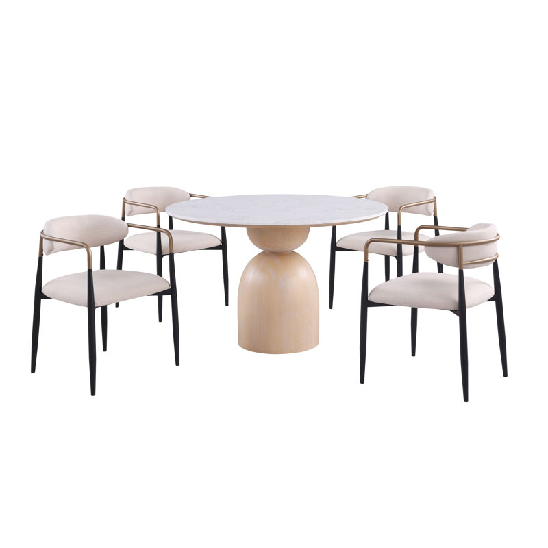 Hillard 5-Piece Dining Table Set