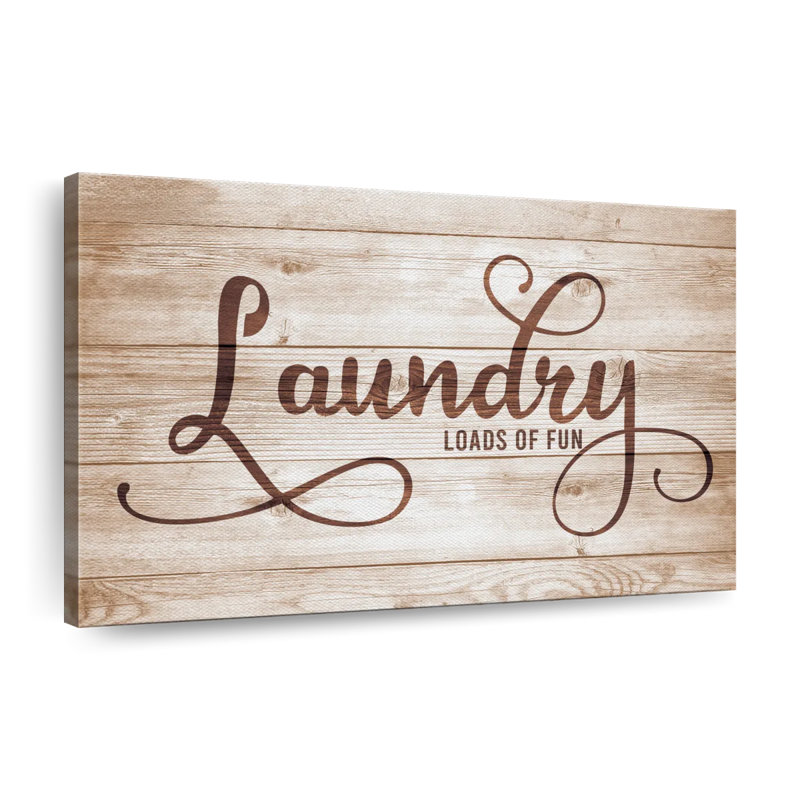 Laundry Laundry of Fun, impression sur toile, H 8 po x l 12 po x P 1 po