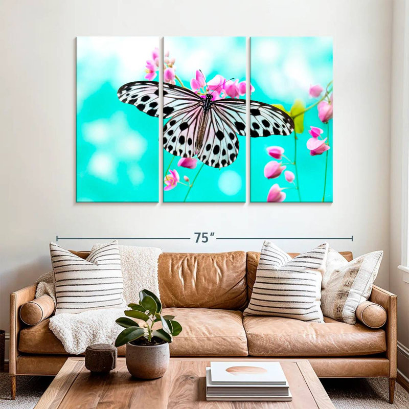 Butterfly Elegance, 42" H x 65" W