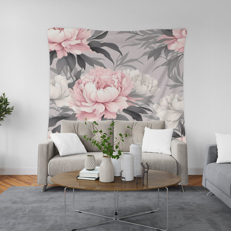 Tapisserie murale, H 80 po x l 68 po x P 0,8 po