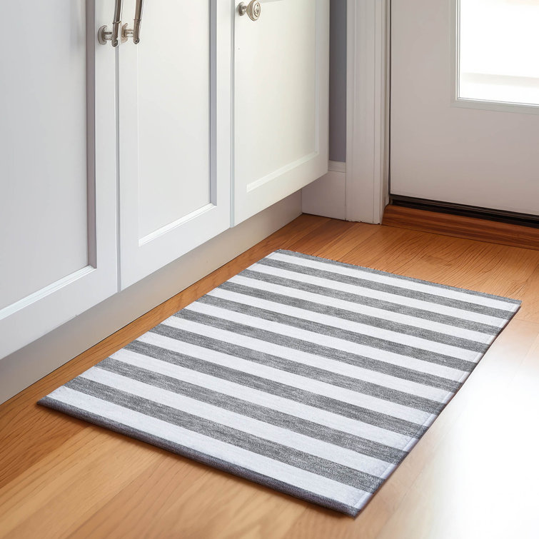 Premium Machine Washable Cerrito AMF528 Gray Rug