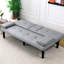 67 po, lit, gris, pliable, porte-gobelet, multifonctionnel relaxant à la maison, pliable en un clic, temps libre-1735216787