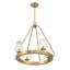 8 - Light Wagon Wheel Chandelier-1188141761