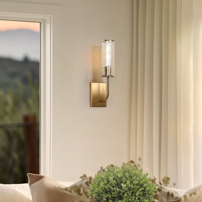 Aeronwen 1-Light Dimmable Armed Wall Sconce