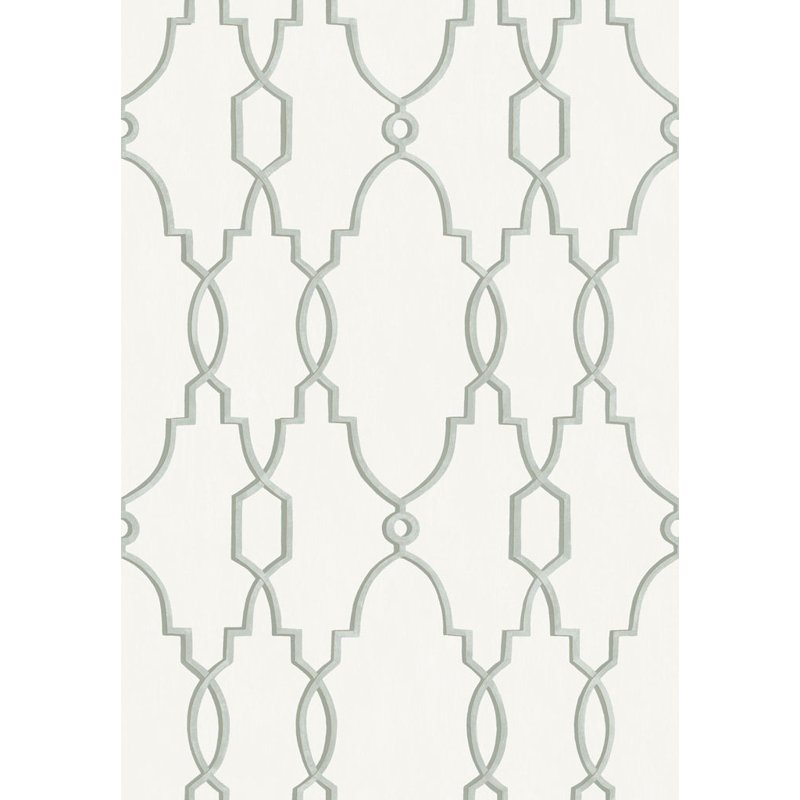 Parterre Geometric Wallpaper Roll, French Gray
