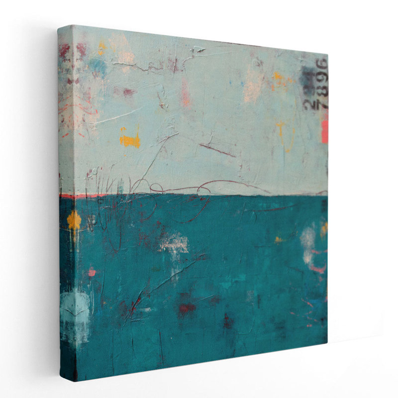 «Blue Bay Hideaway», reproduction d'art sur toile, H 40 po x l 40 po