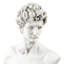 David Weather Resistant Fiberstone Garden Statue