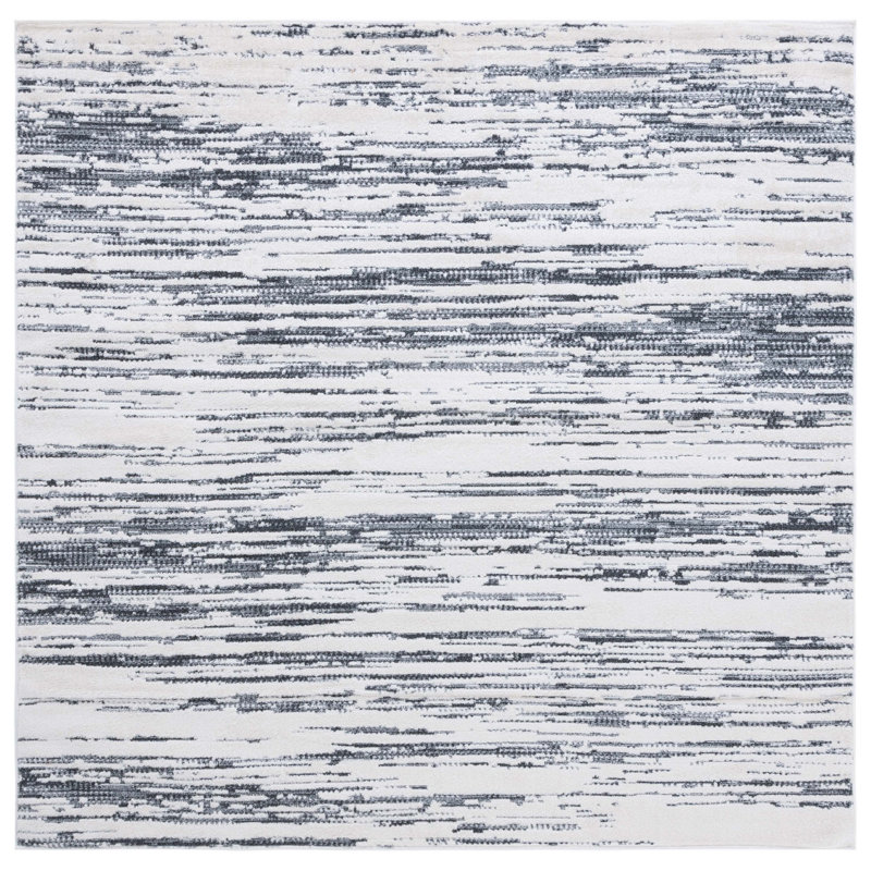 Tapis abstrait Alamo Performance, Carré 6 pi 7 po