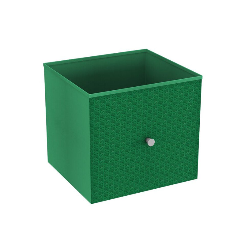 17 Stories Woven Decorative Basket, Green
