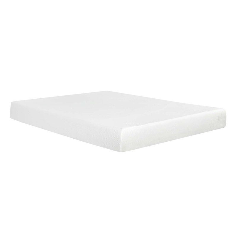 Matelas moelleux en mousse viscoélastique imprégnée de gel dans une boîte avec housse en aloès blanc respirant