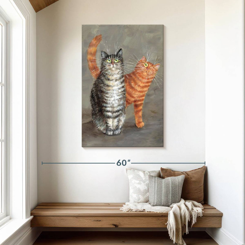 Brampt Charlie And Sir Winston, 45" H x 30" W