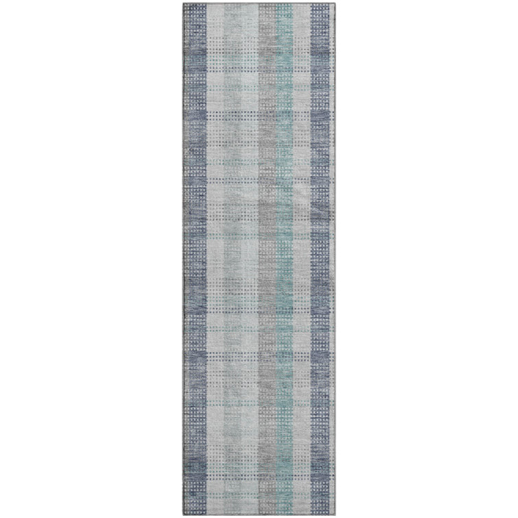 Premium Machine Washable Prisco Silver Rug