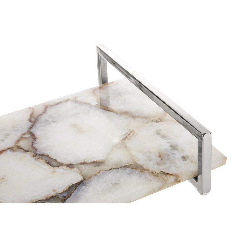 Admiral Stone Decorative Tray, 7cm H x 41cm W x 28cm D