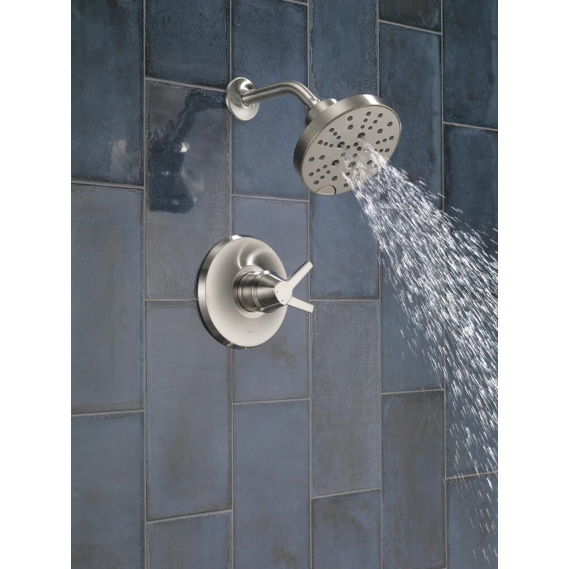 Robinet de douche Galeon, Lumicoat inoxydable