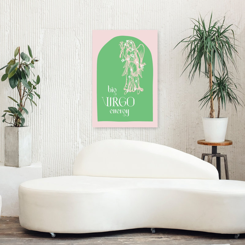 Big Virgo Energy Abstract Contemporary Landscape Nature Wall Art Print, 91.44cm H x 60.96cm W
