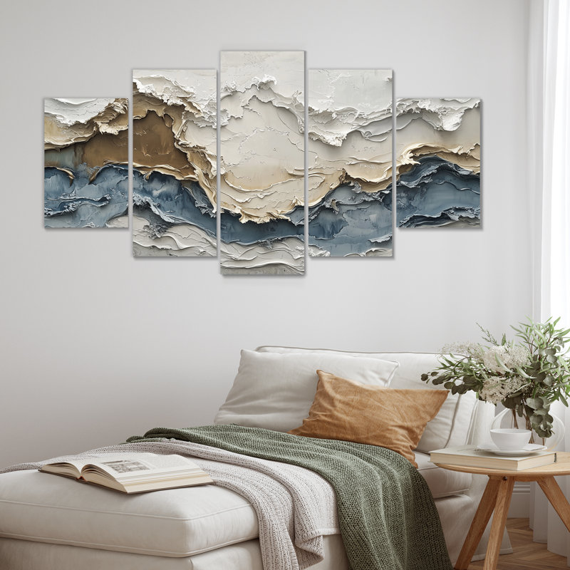 «Oberheim - Abstract Collages Wall Art», ensemble d'art mural moderne