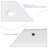 19.5"X14"  Ceramic Rectangular Undermount Bathroom Sink With Overflow