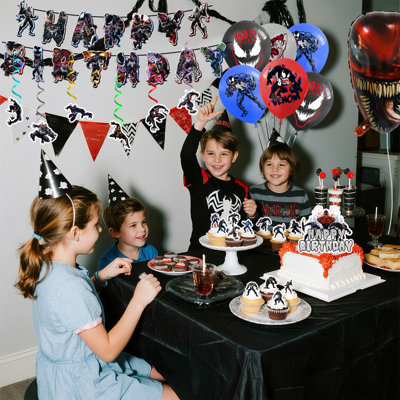Venom Party Decorations, ensemble de 35 pièces de fête d'anniversaire Venom