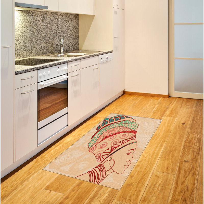 African High Density Long Fiber Poly Threads Decorative Area Rug Carpet, Rectangle 2'7" x 5'