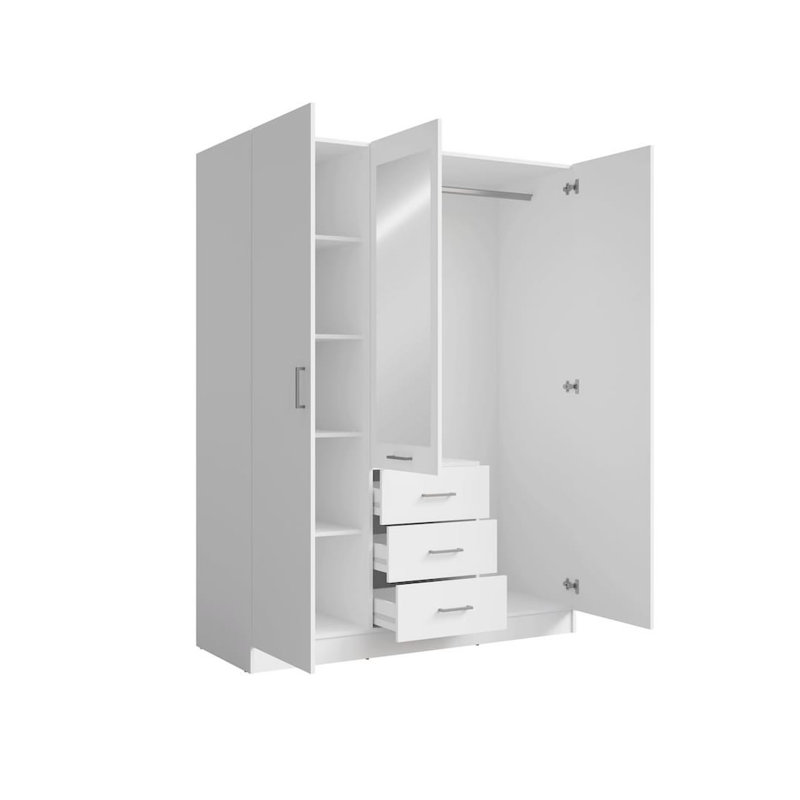Bhavani 3 Door Wardrobe