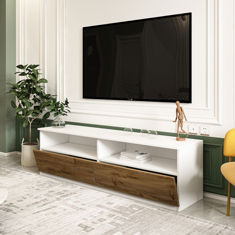 Meuble télé, Blanc