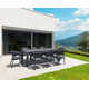 Farrah Extendable Plastic / Acrylic Outdoor Dining Table