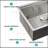 Single Bowl Undermount Workstation Kitchen Sink - 33"X19"X 10" Inch 16 Gauge Stainless Steel Deep Sink