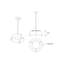 Casia 1 - Light LED Pendant-2121182590-2141499590-2121182589