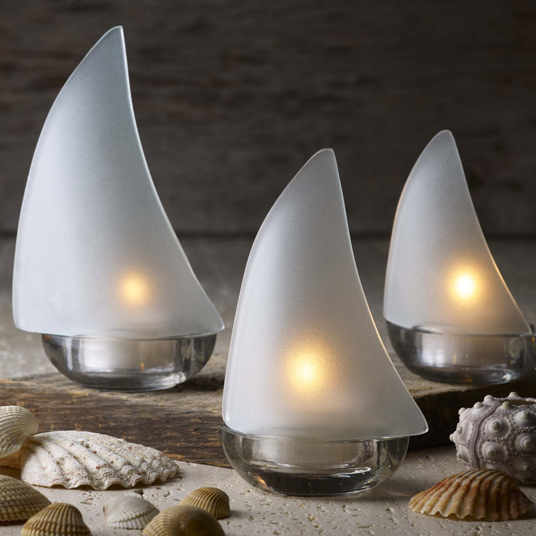 Regatta 3 Piece Glass Tealight Holder Set (Set of 3) Design Ideas 