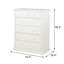 Commode de chambre à 6 tiroirs Sumerlin - blanc-113522100