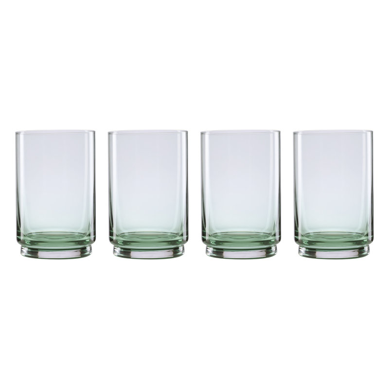 Ensemble de 4 glacières empilables Lenox Tuscany, 17 oz, Vert