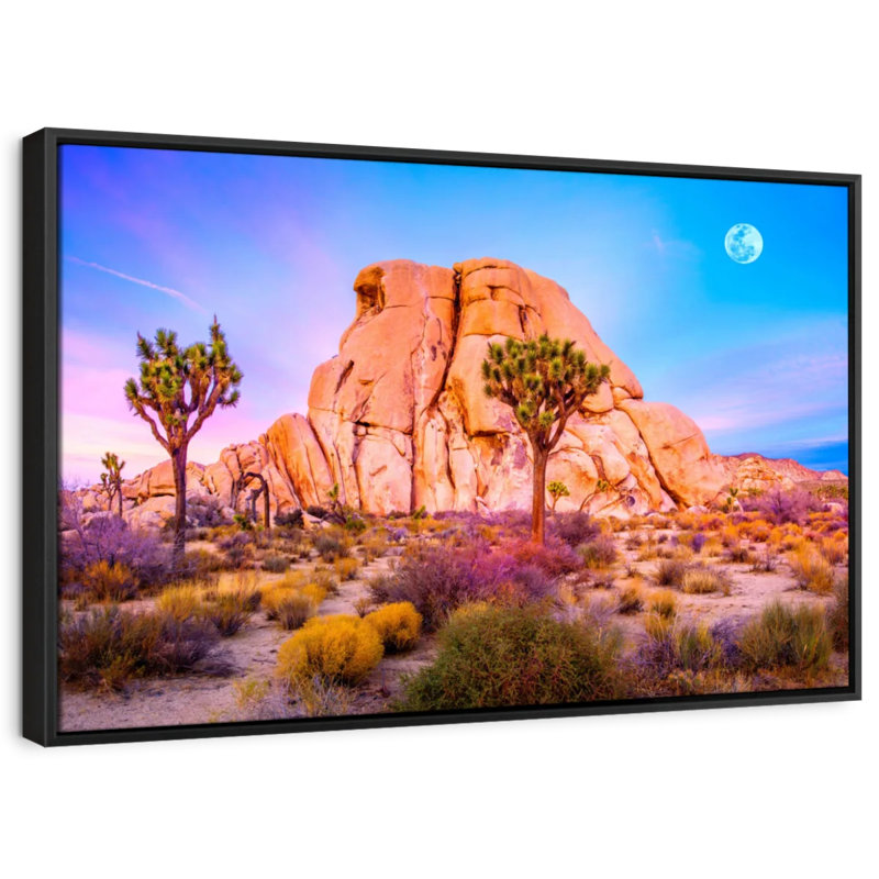Places "Joshua Tree National Park, art mural", H 29 po x l 43 po