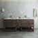 Fresca Formosa 82" Freestanding Double Sink Bathroom Vanity Base Only - Top and Sinks Not Included
