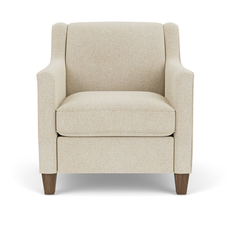 Armchair, Beige 100% Polyester