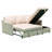 Ravello 81" Top Grain Italian Leather Upholstered Sleeper Sofa, Pull Out Bed With Storage Space For Living Room Bedroom Apartment-147648093