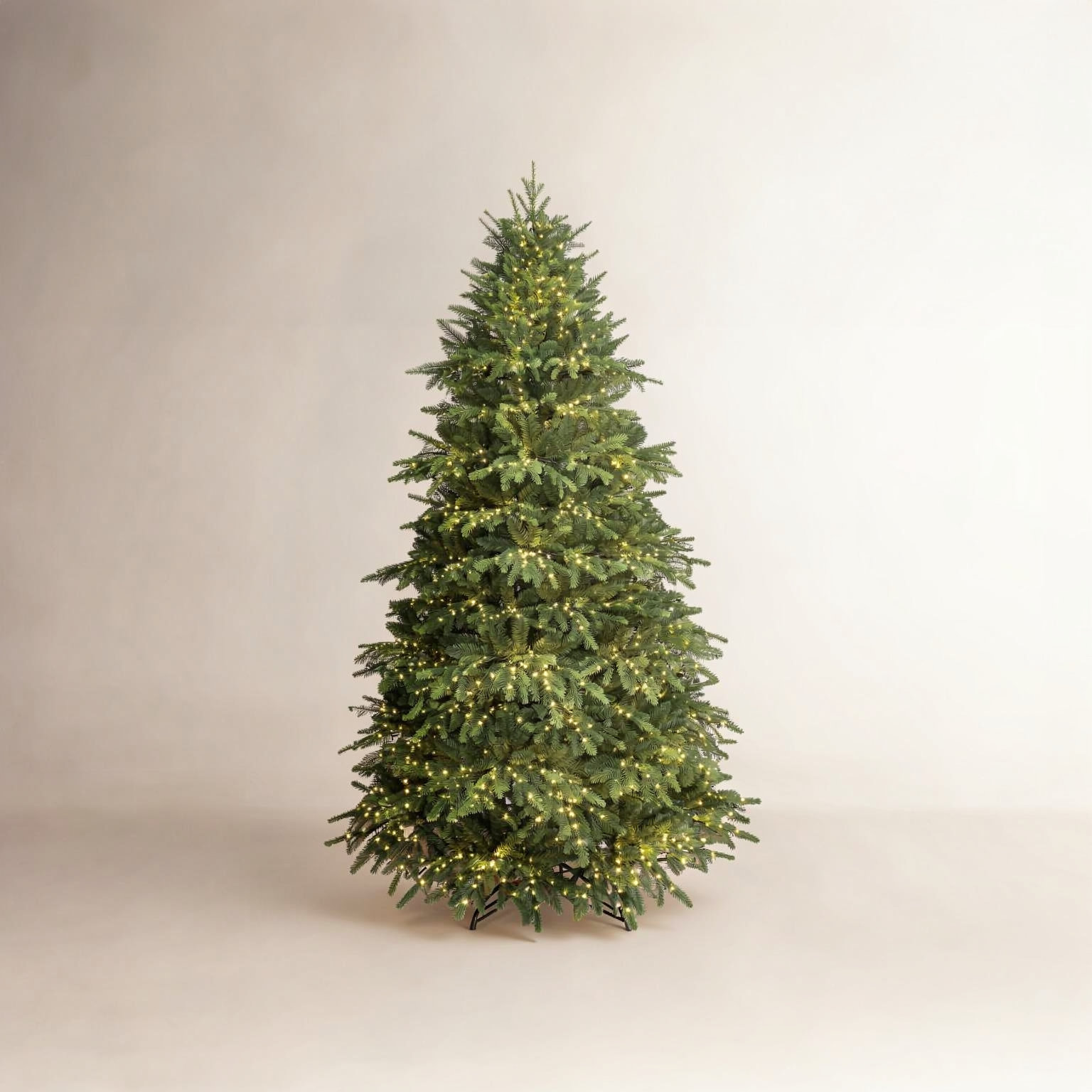 Pre-Lit Spruce Christmas Tree, 9' H