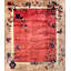 Antique Chinese - Art Deco Allover Floral Beige, Rose 1920s Rug