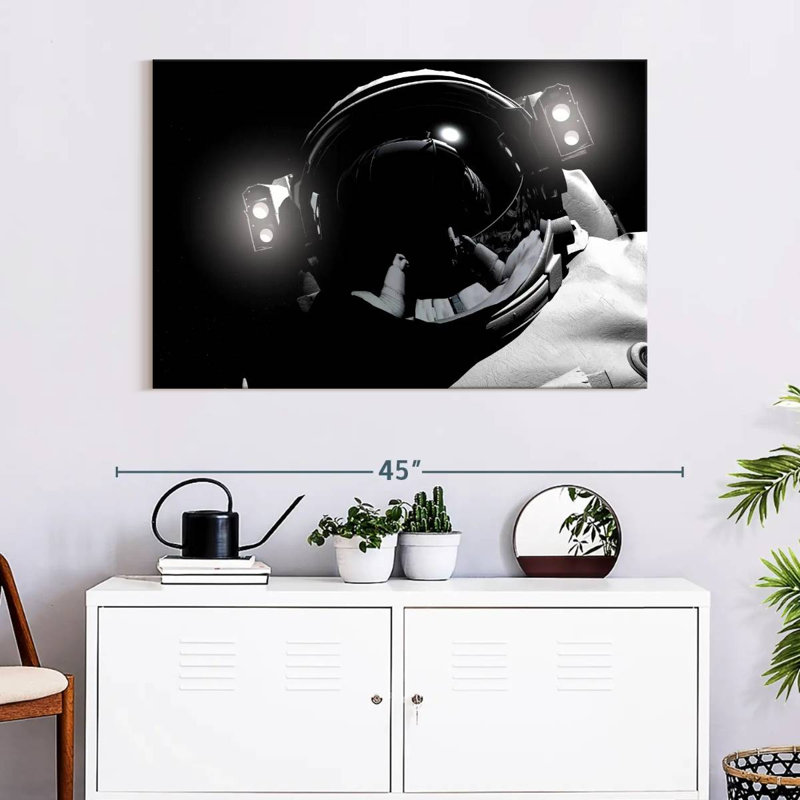 Astronaut Space, 8" H x 12" W