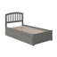 Lit plateforme avec rangement en bois massif et pied de lit Florio-487897606-503322866
