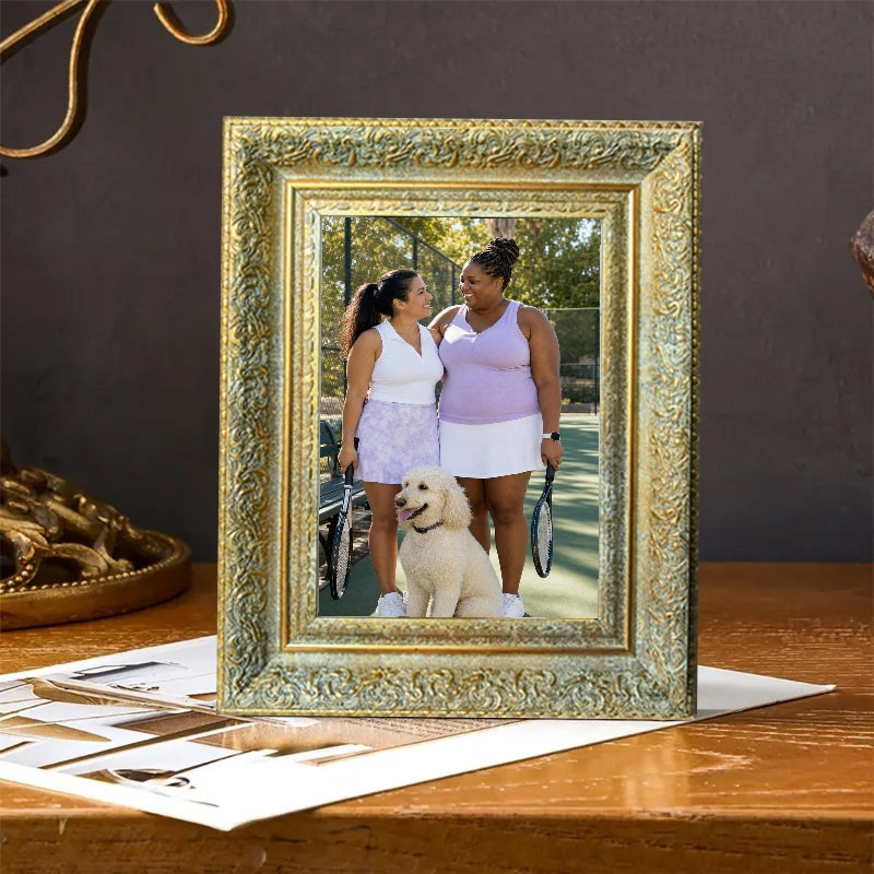 Cadre photo 8 pièces x 8 "or antique 8" pour cadeaux pour la maison neuve, Antique Gold, 1, 8" W x 10" H