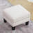 Fabric Ottoman Beige
