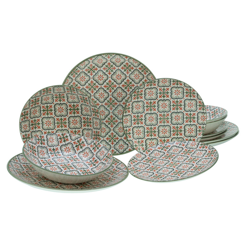 Rumi Dinnerware Set 12 Piece - Service for 4