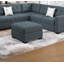 Canapé modulaire avec repose-pieds