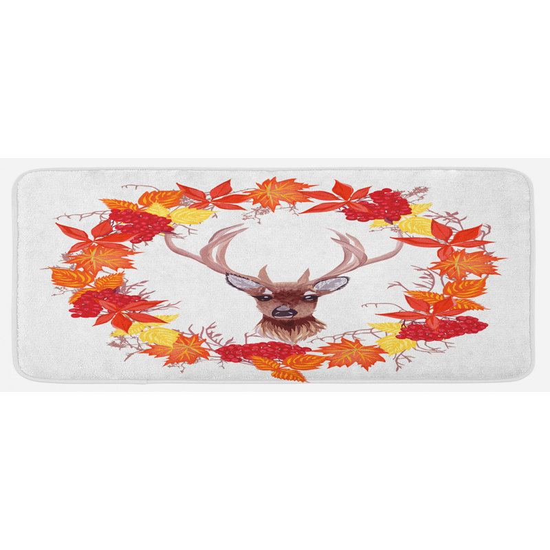 Rustic Polyester Kitchen Mat