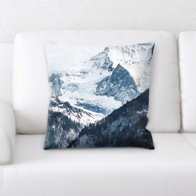 Microsuede Reversible Throw Pillow