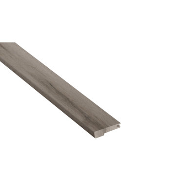 Profilé de nez de marche affleurant à âme rigide hybride Montgomery, 2,4 cm (H) x 240 cm (L) x 11,5 cm (l), bord arrondi