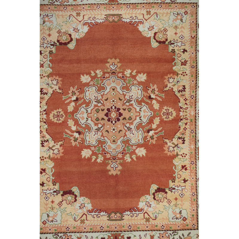 Wool Floral Area Rug