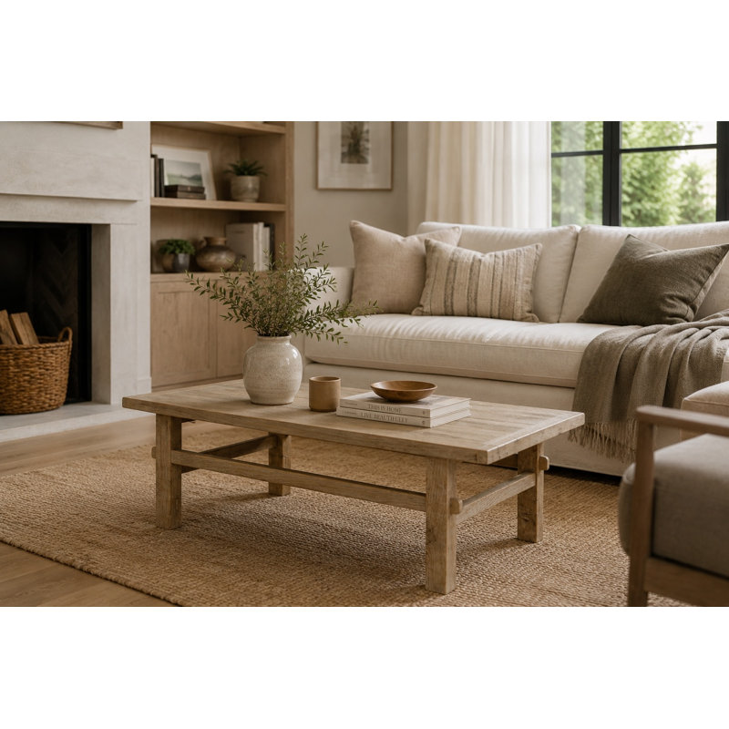 Daniyel Solid Wood Coffee Table